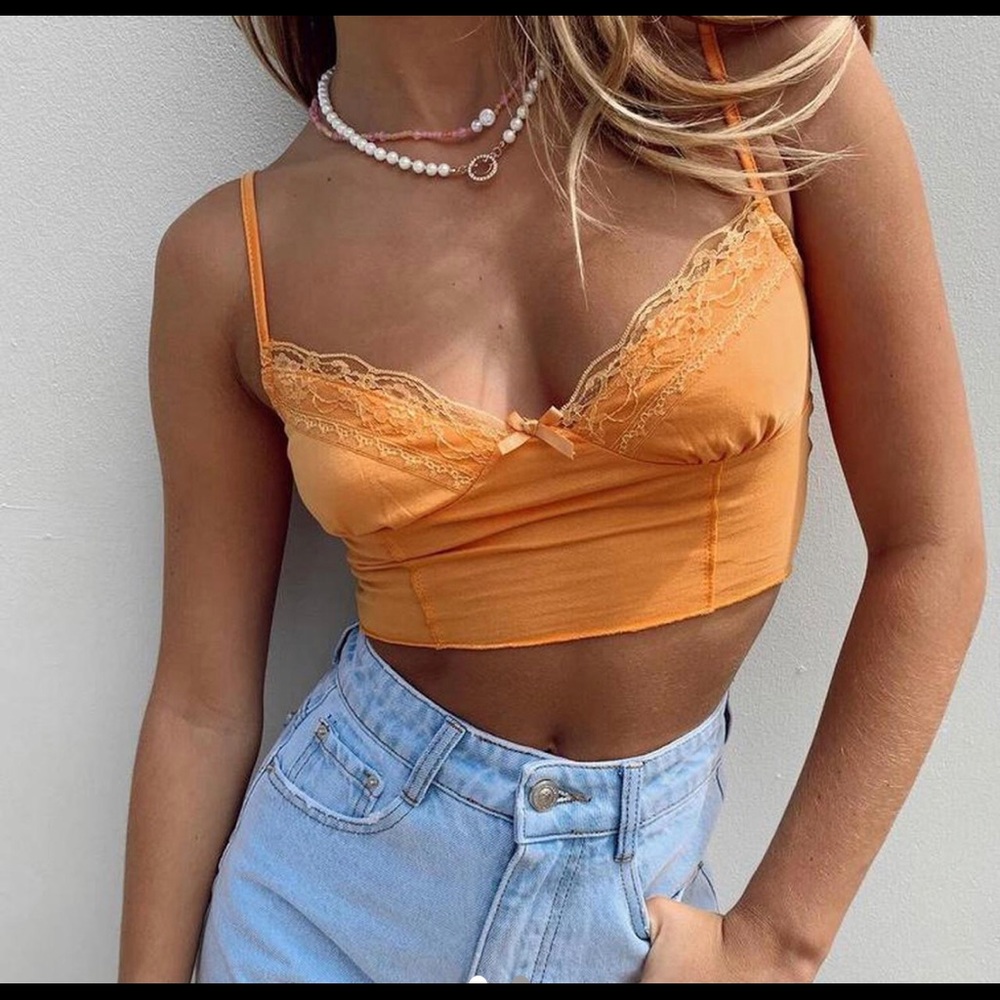 Princess Polly old school love crop top